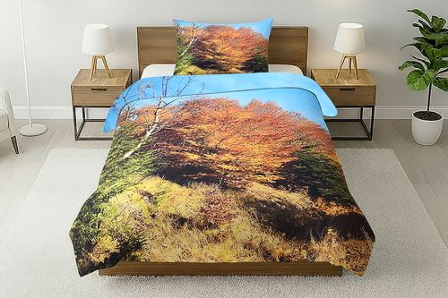 Povlečení fototisk mikrovlákno PODZIM