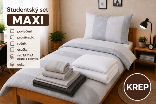Studentský set MAXI BINALA šedý