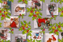 PVC ubrus VÁNOČNÍ MERRY CHRISTMAS 140x160 cm