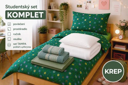 Studentský set KOMPLET BONETA zelený