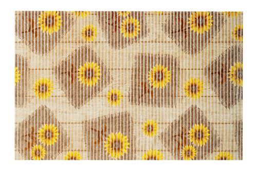 Pěnová koupelnová předložka SLUNEČNICE 65x80 cm
