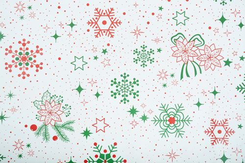 PVC ubrus VÁNOČNÍ KOUZLO červený