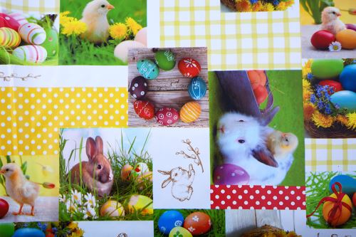 PVC ubrus VELIKONOČNÍ VAJÍČKA