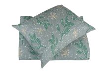 Vánoční Bavlněné povlečení BASIC MENDA šedé (3)