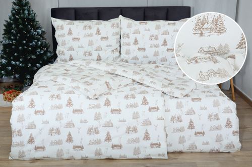 Vánoční Bavlněné povlečení PREMIUM HIRNA
