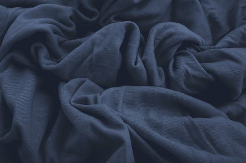 TOP Q jersey prostěradlo TMAVĚ MODRÉ 180x200 cm